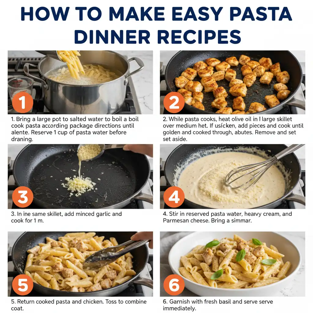 How to make easy pasta dinner recipes