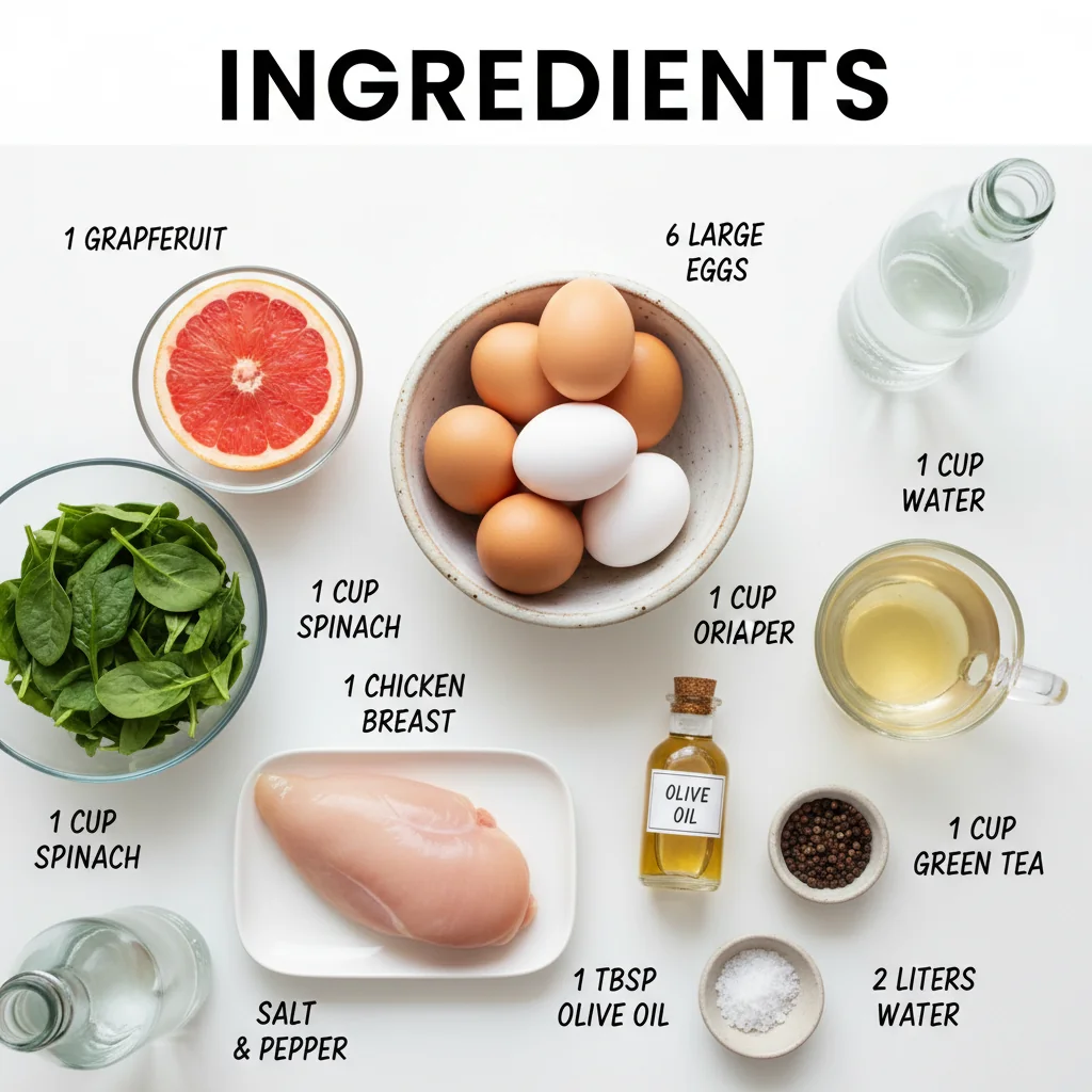 egg diet recipe ingredients