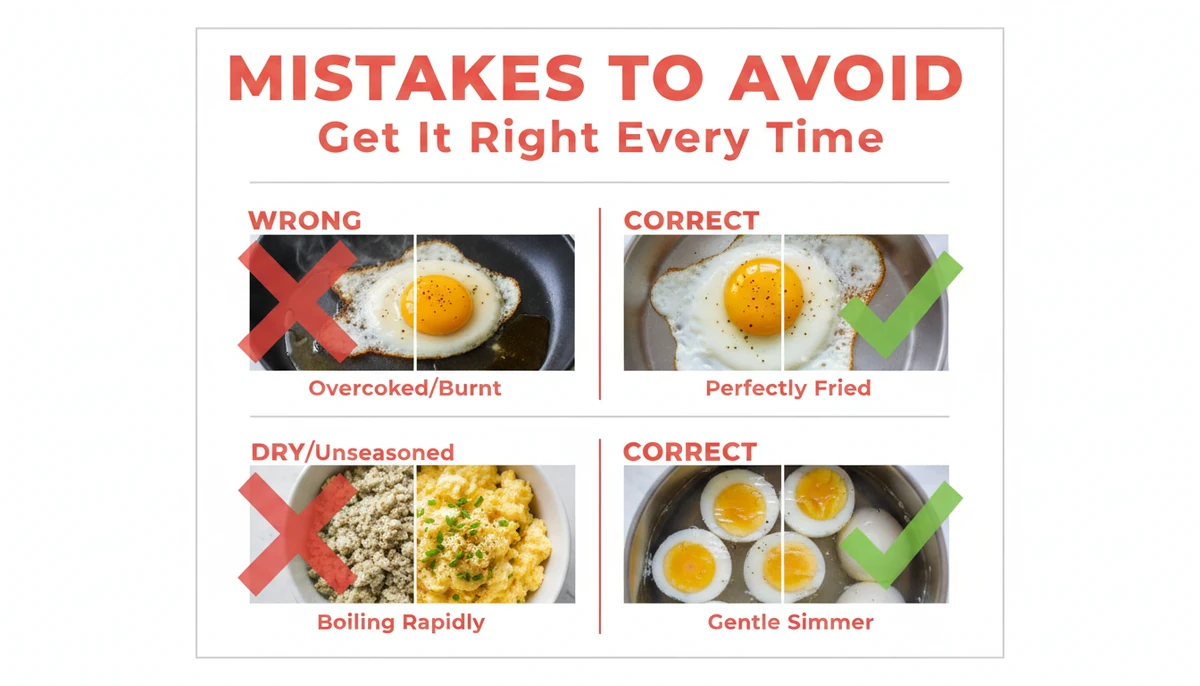 egg diet recipe common mistakes