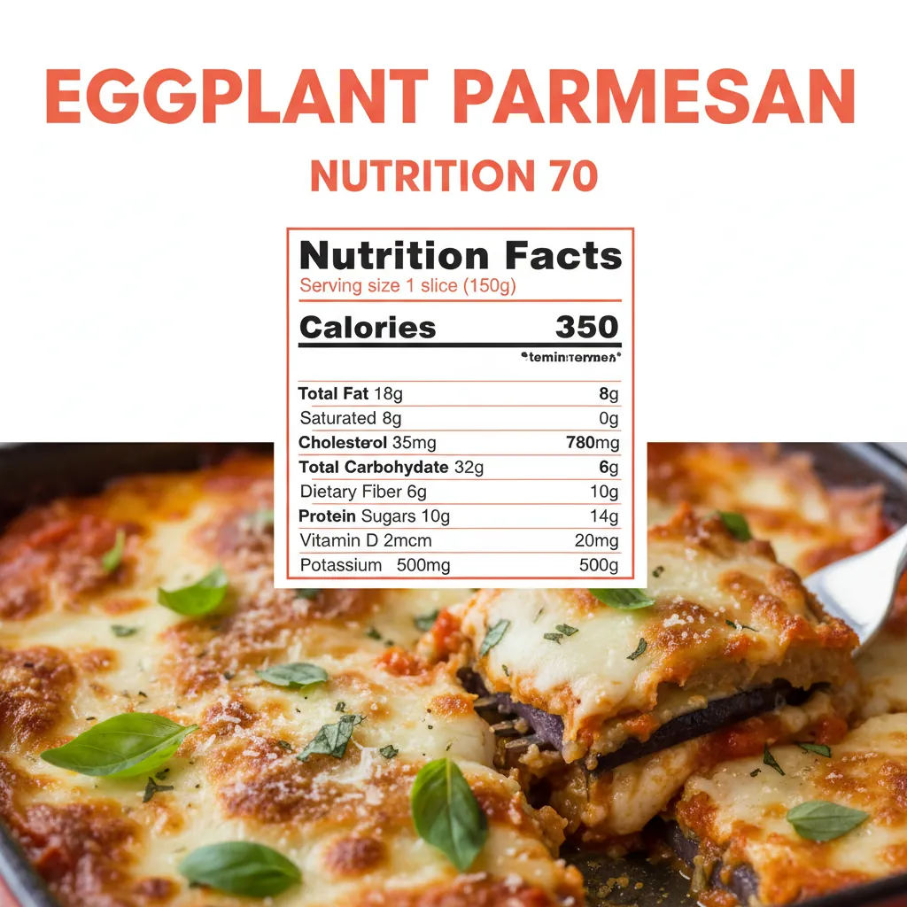 eggplant parmesan recipe nutritional information
