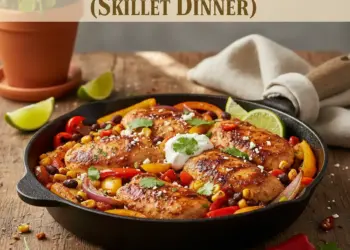 fiesta chicken recipe featured