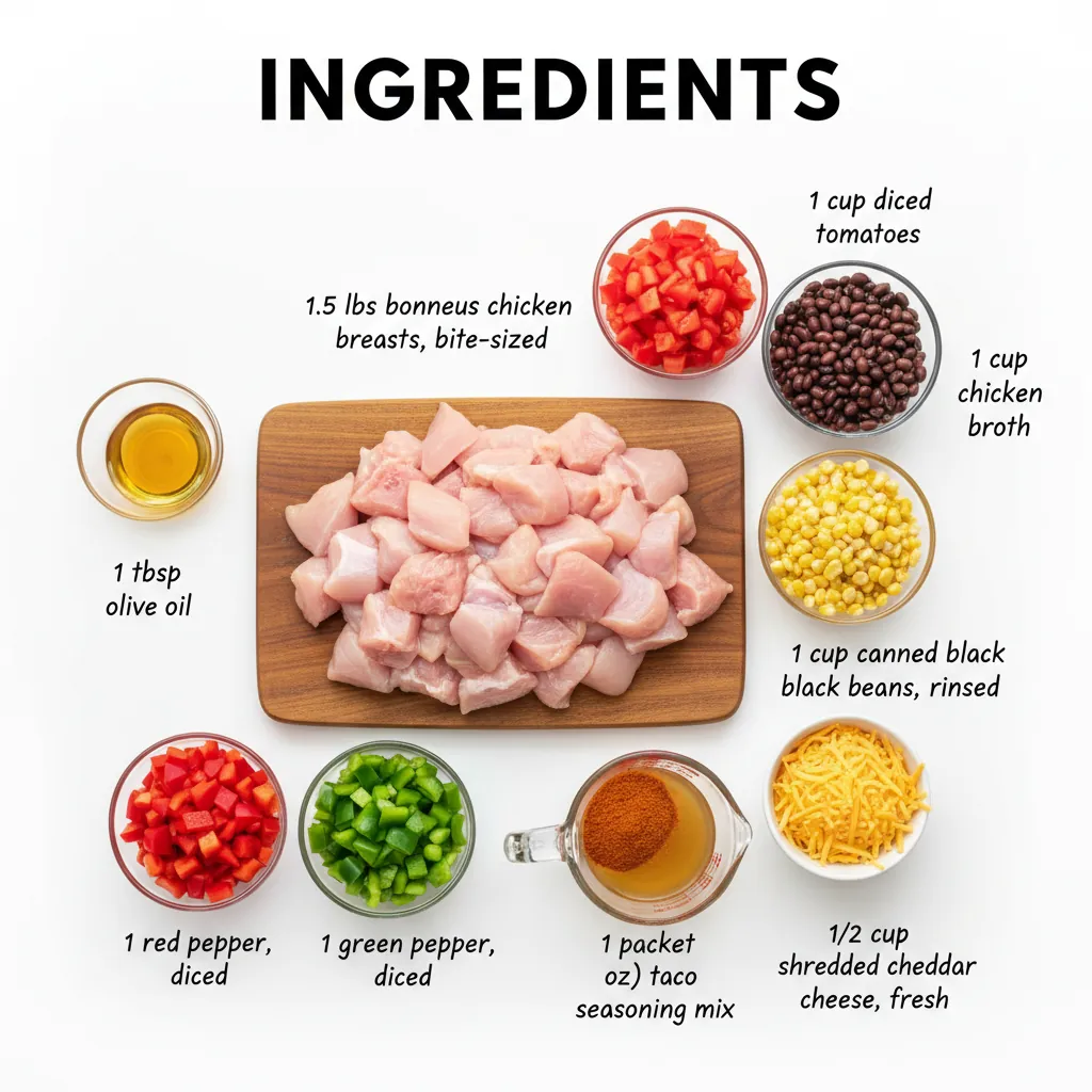 fiesta chicken recipe ingredients