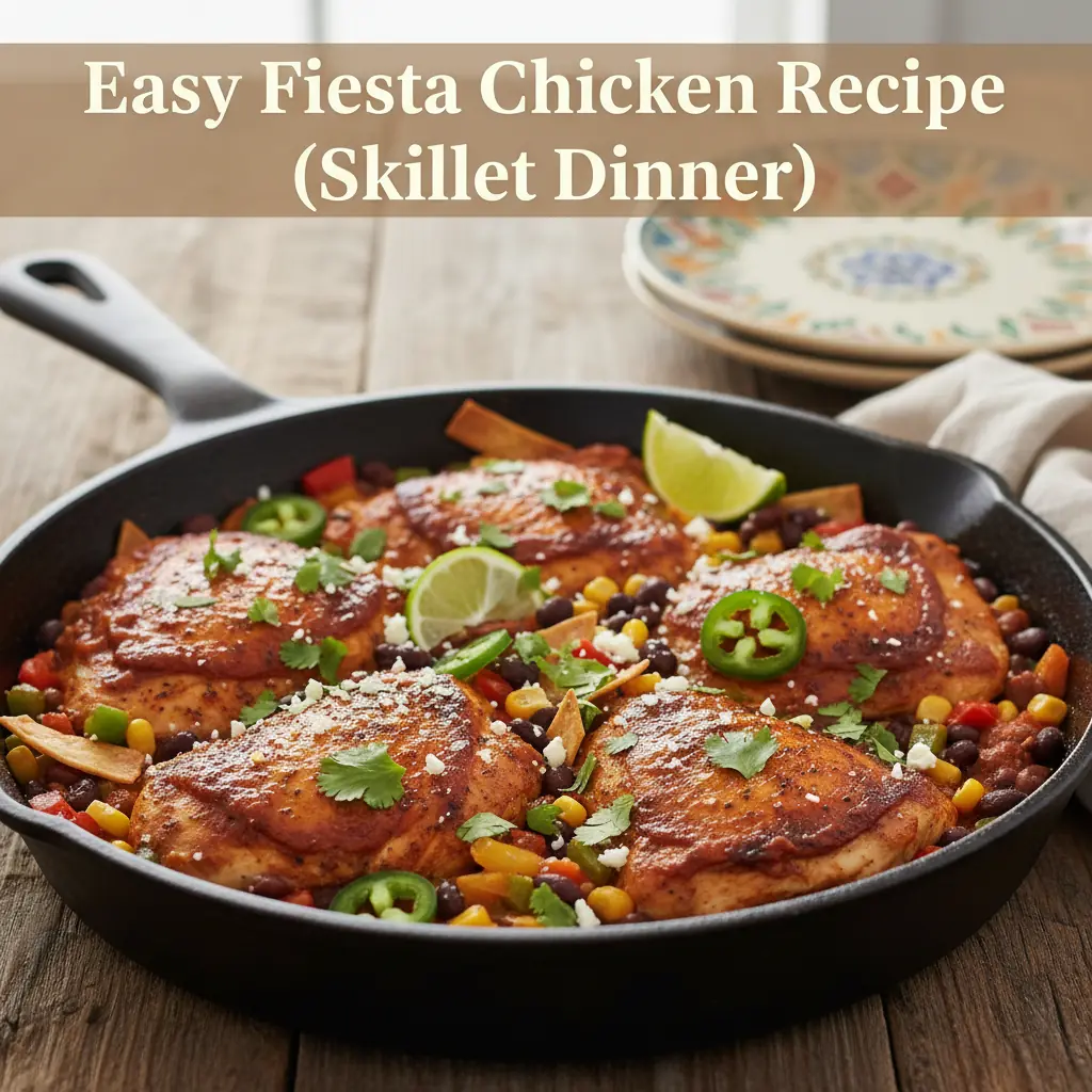 fiesta chicken recipe recipeCard1