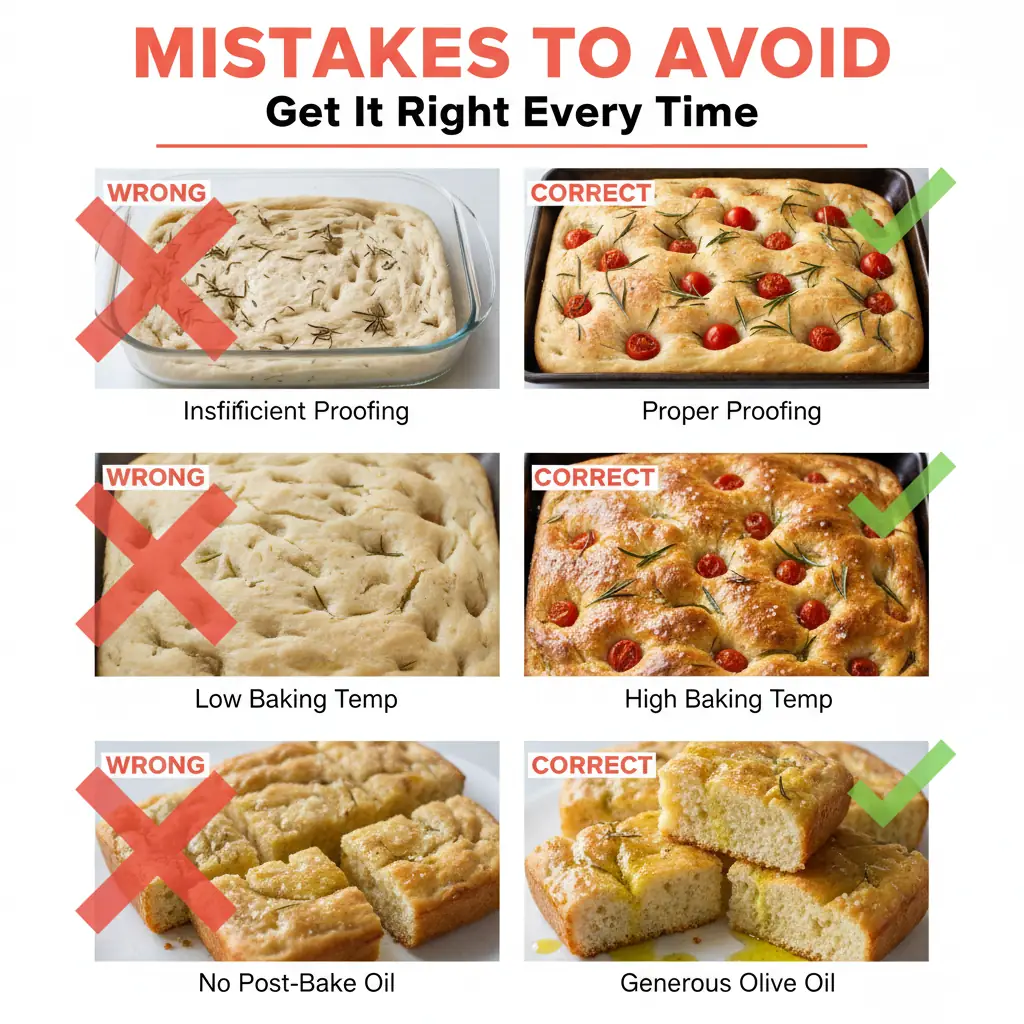 focaccia bread recipe common mistakes