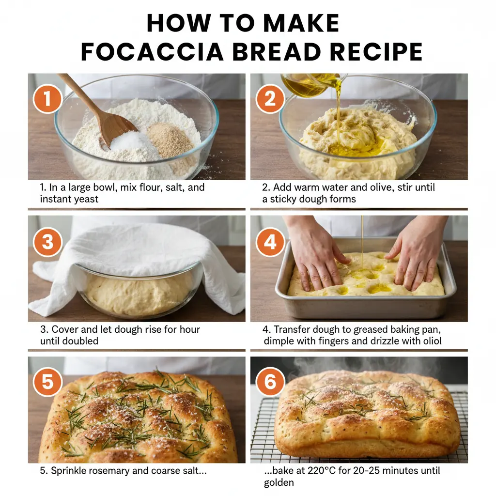 How to make focaccia bread recipe