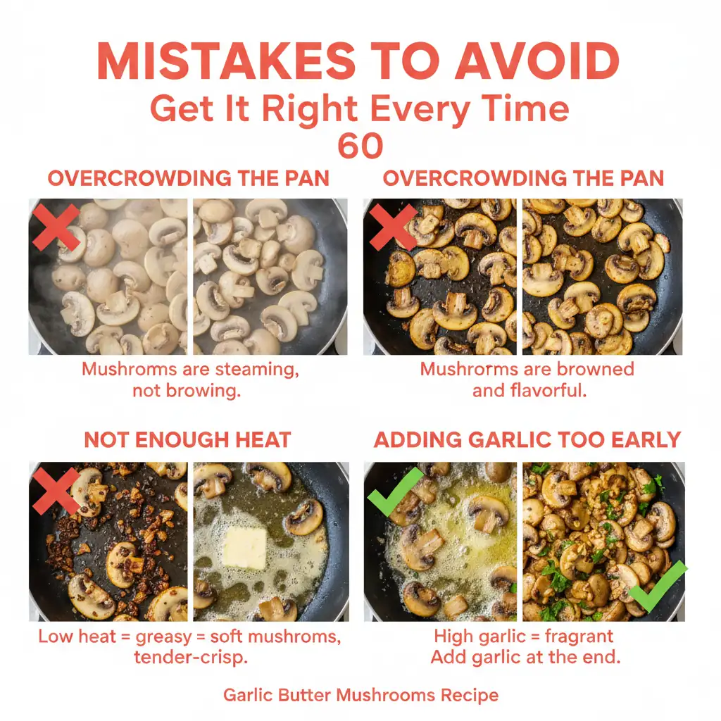 garlic butter mushrooms recipe common mistakes