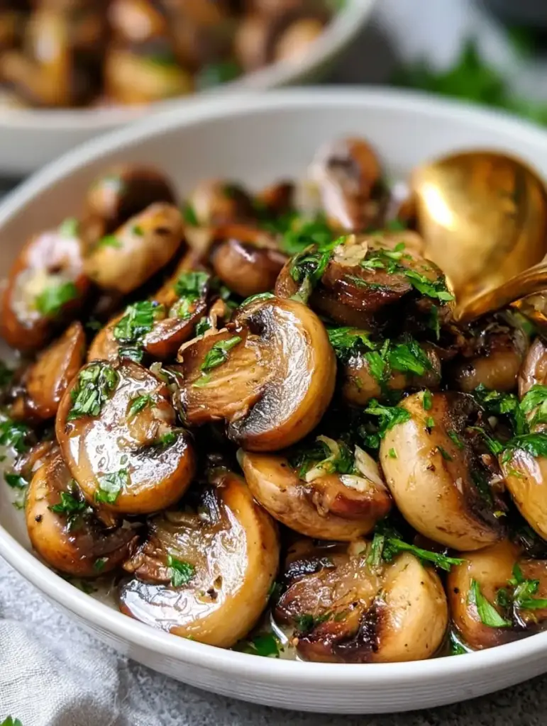 garlic butter mushrooms recipe recipeCard1