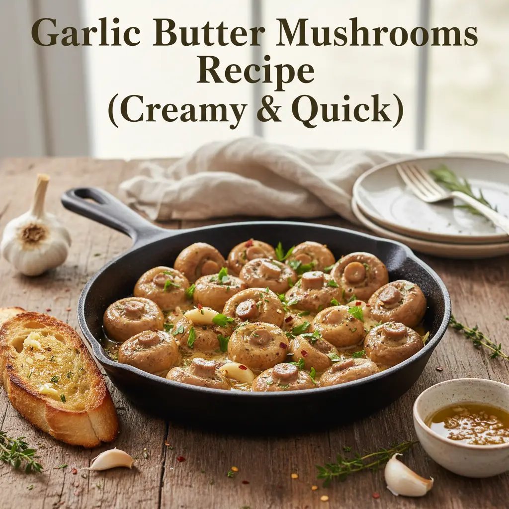 Why you'll love garlic butter mushrooms recipe