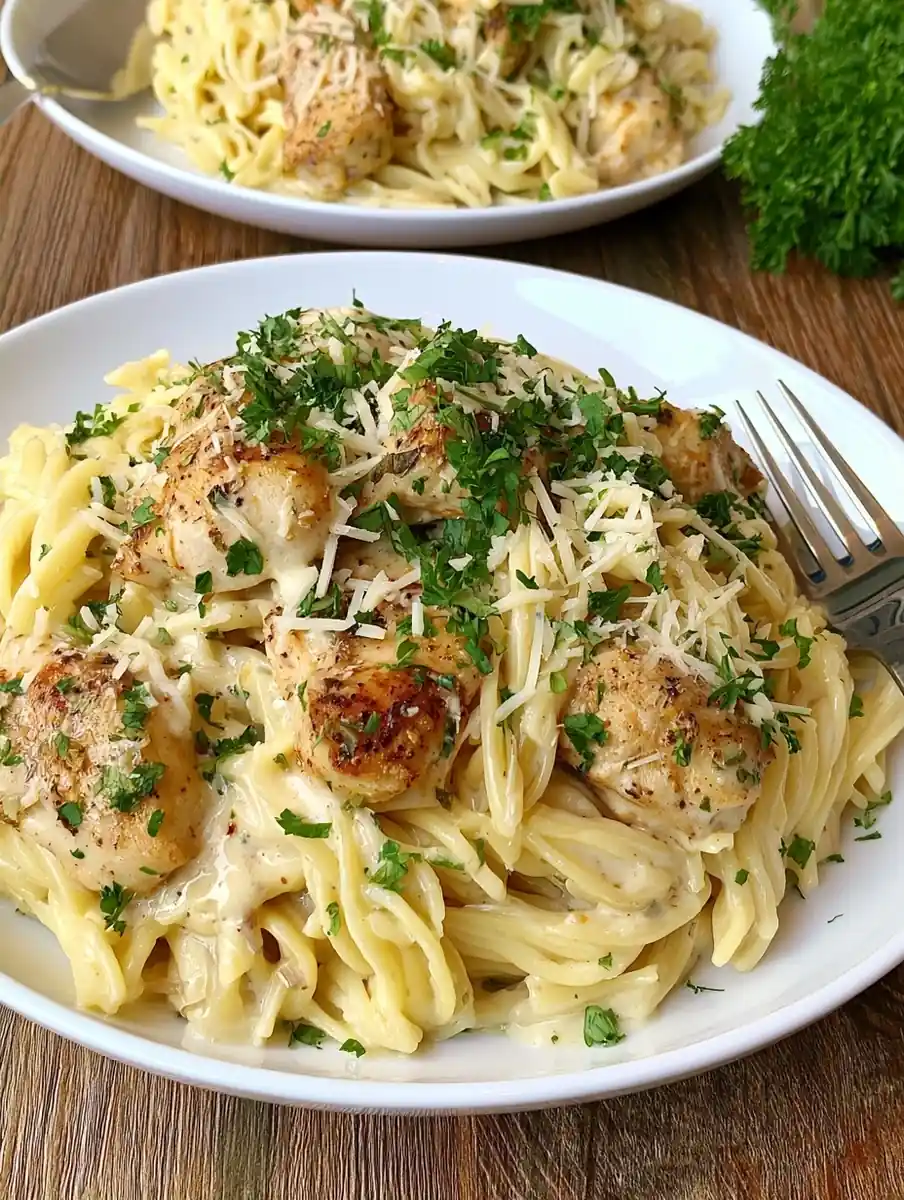 Why you'll love garlic parmesan chicken pasta recipe