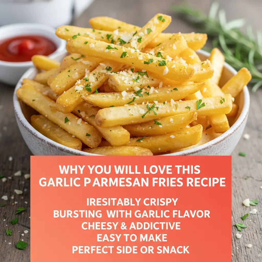 Why you'll love garlic parmesan fries recipe