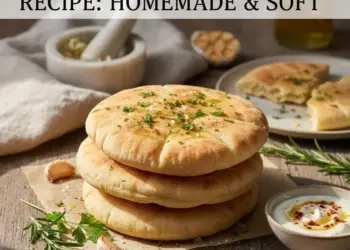 garlic pita bread recipe featured