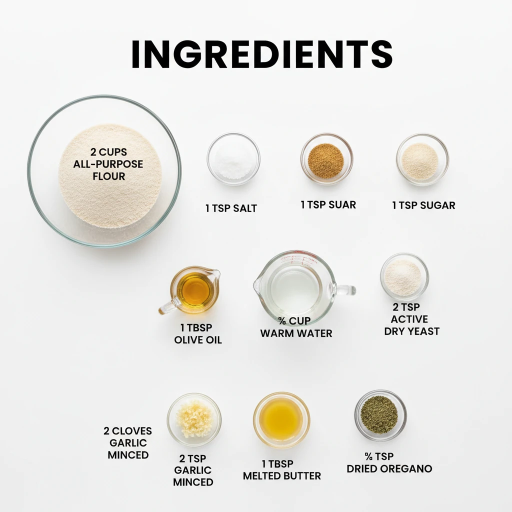 garlic pita bread recipe ingredients