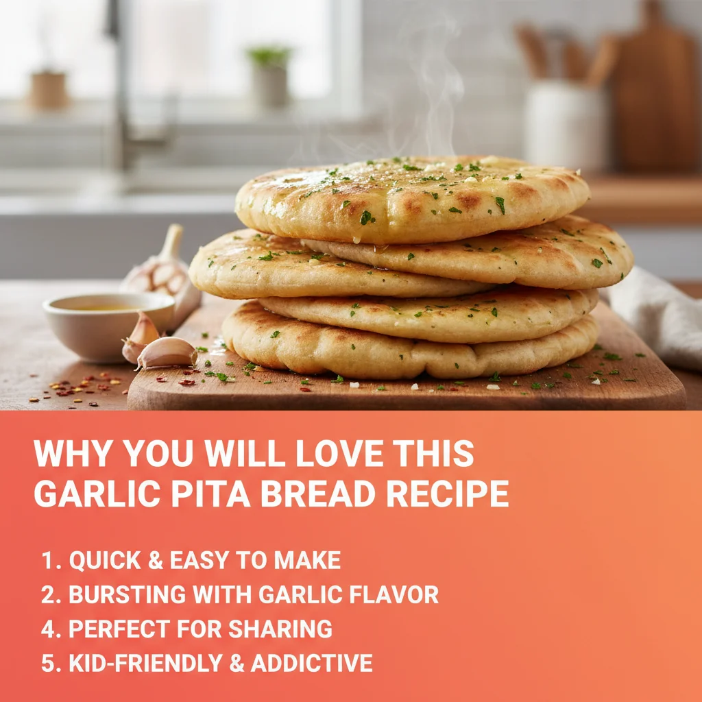 Why you'll love garlic pita bread recipe
