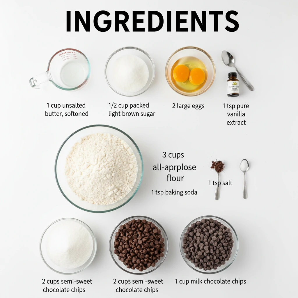 giant chocolate chip cookies ingredients