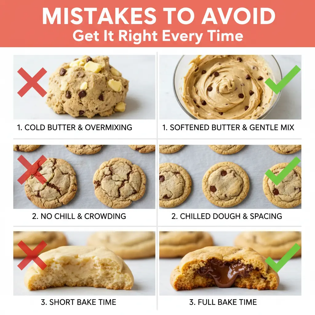 giant chocolate chip cookies common mistakes