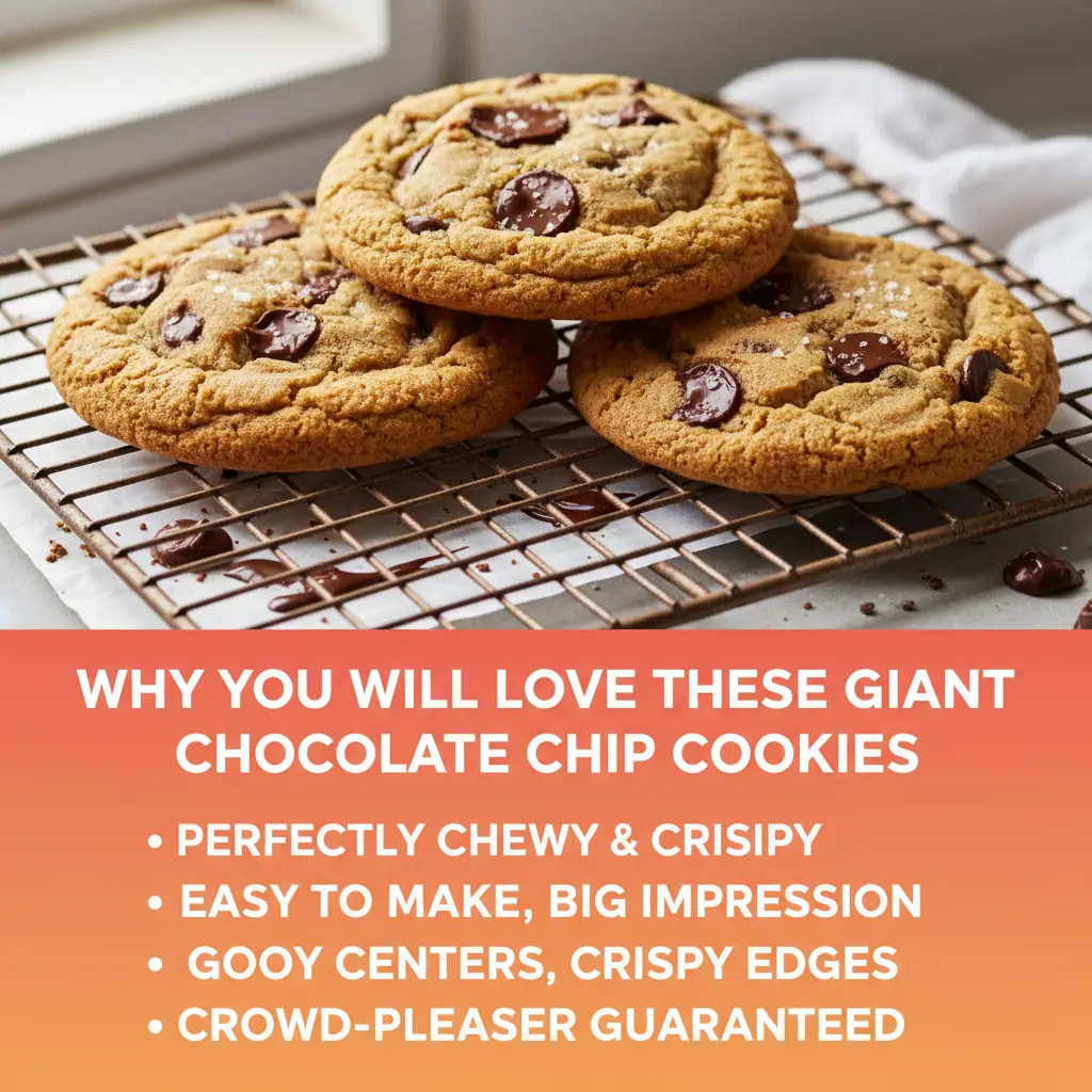 Why you'll love giant chocolate chip cookies