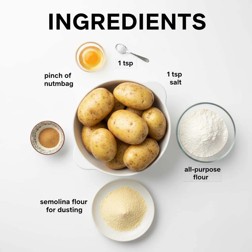 gnocchi recipe ingredients