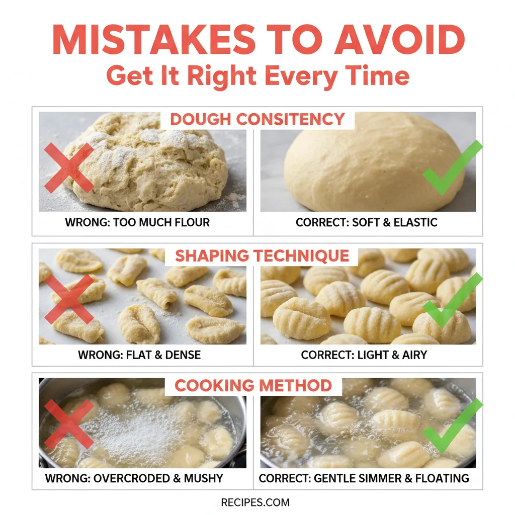 gnocchi recipe common mistakes