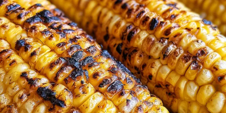 grilled corn on the cob featured
