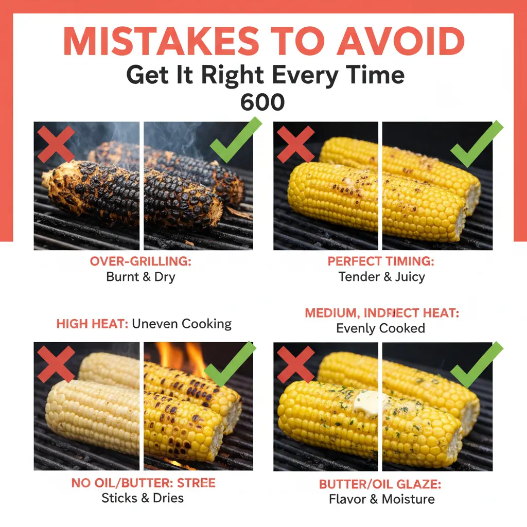 grilled corn on the cob common mistakes