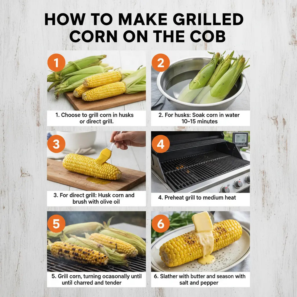 How to make grilled corn on the cob