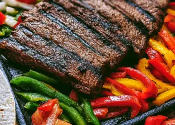 grilled steak fajitas featured