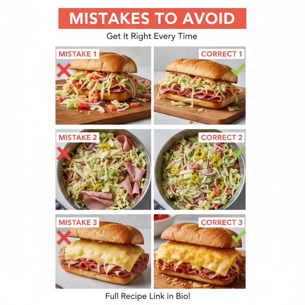 grinder sandwich recipe common mistakes