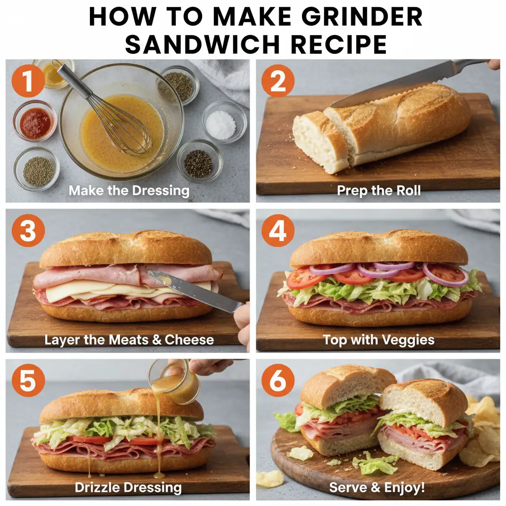 How to make grinder sandwich recipe