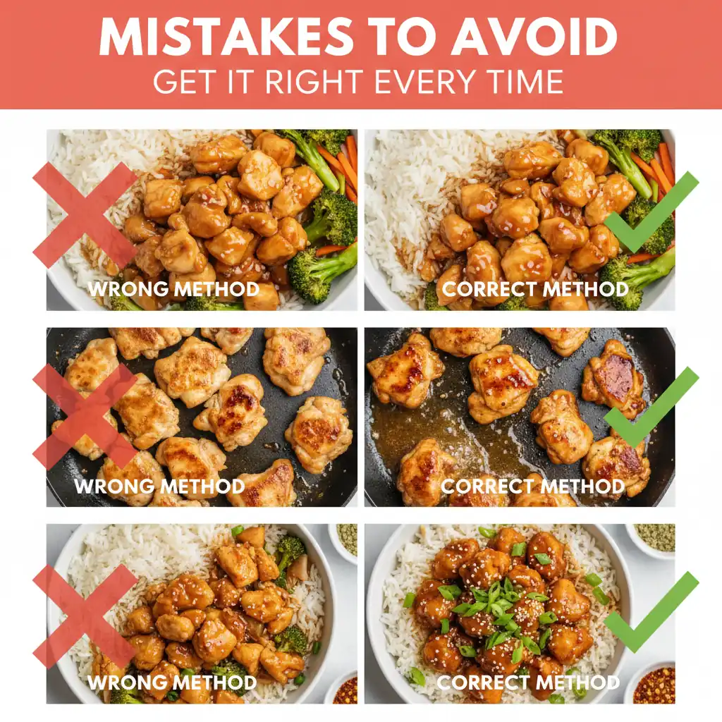 healthy sticky chicken rice bowl common mistakes
