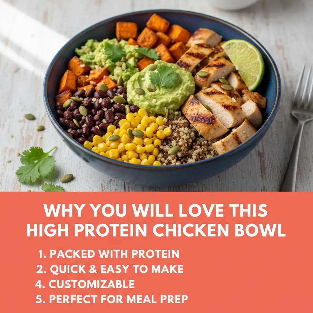 Why you'll love high protein chicken bowl