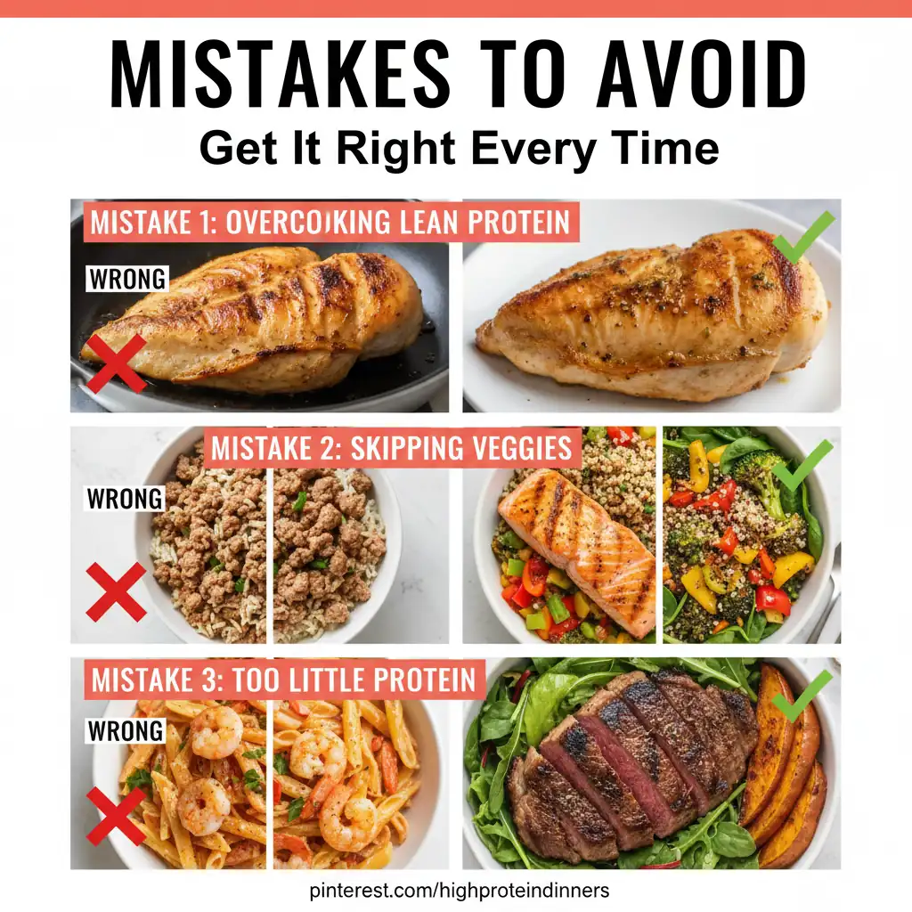 high protein dinner recipes common mistakes