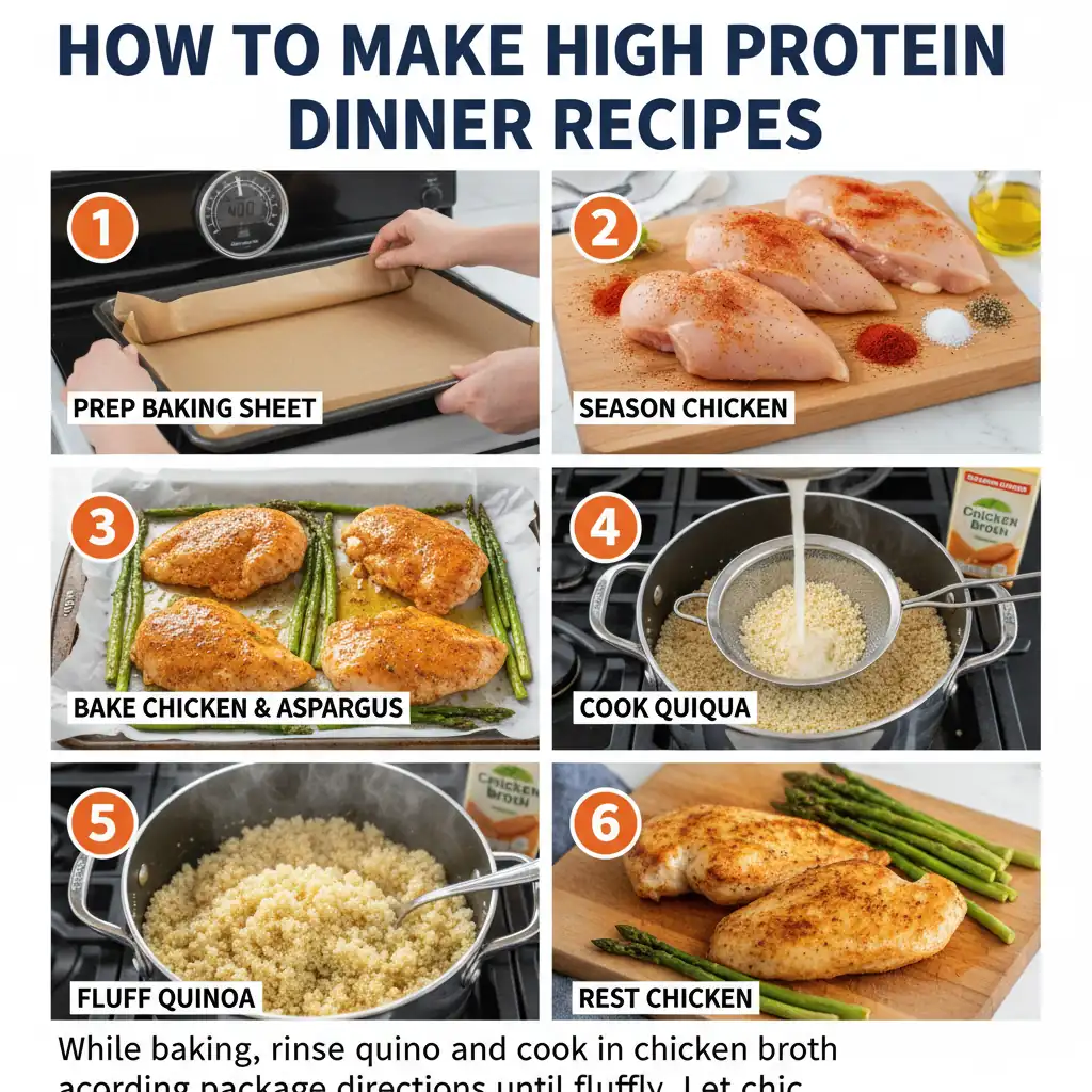 How to make high protein dinner recipes