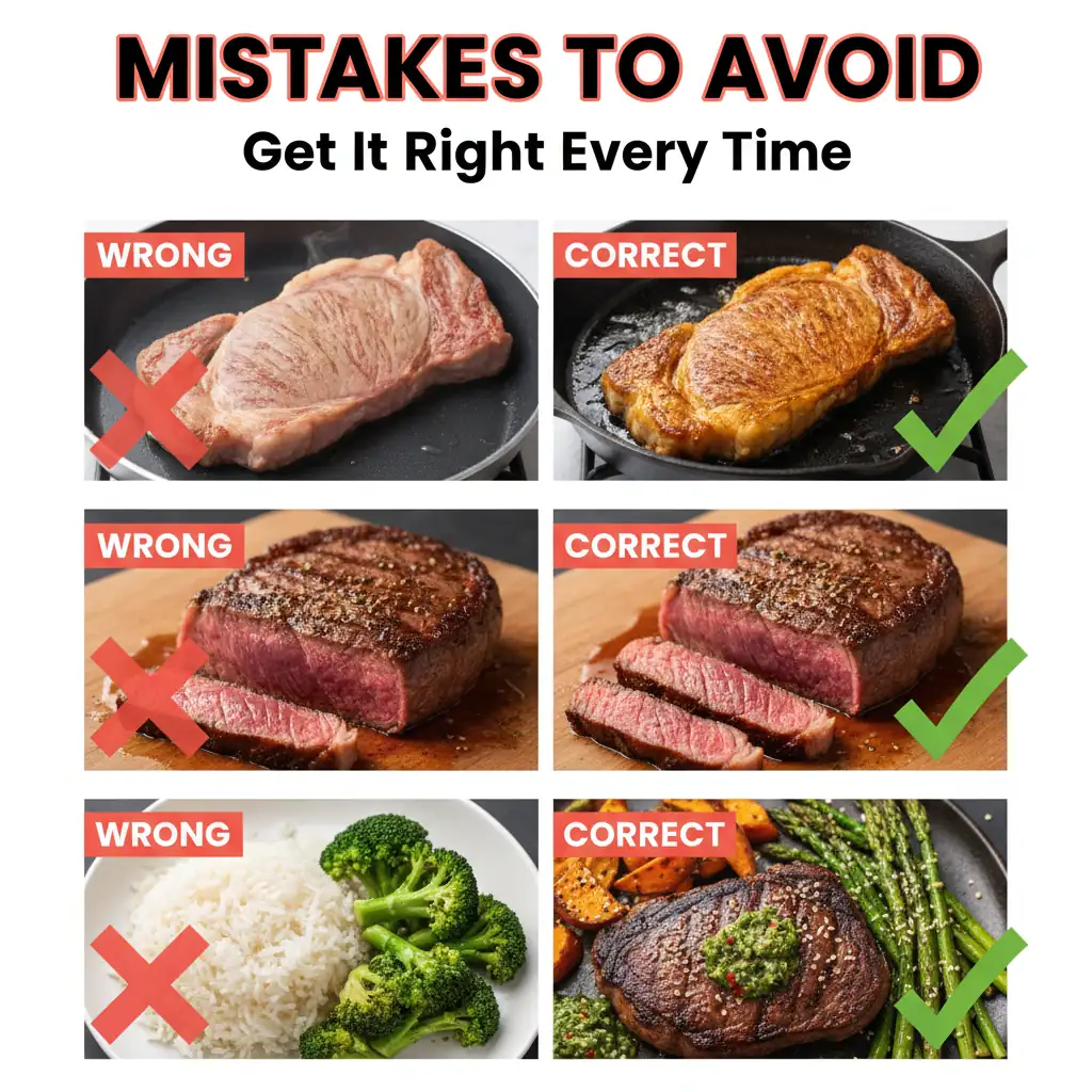 high protein steak meal common mistakes