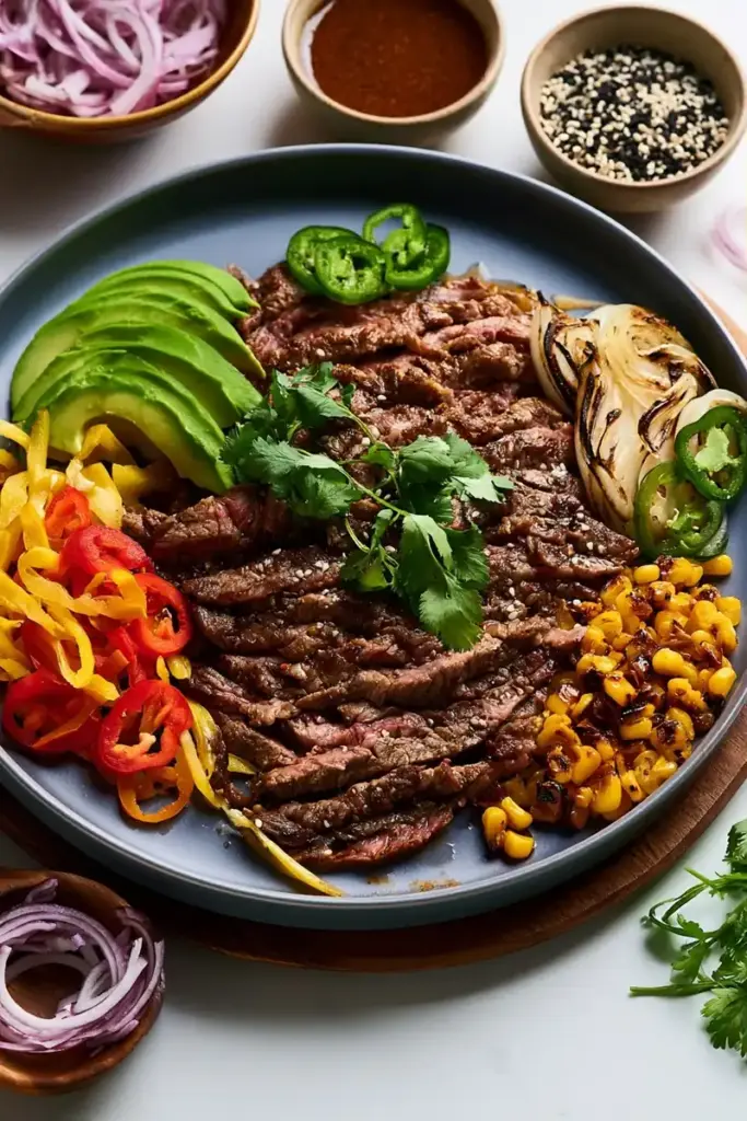 high protein steak meal recipeCard1