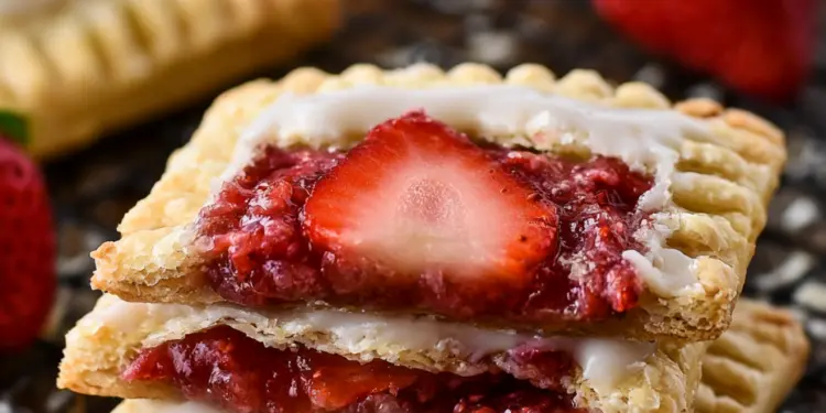 homemade strawberry pop tarts recipe featured