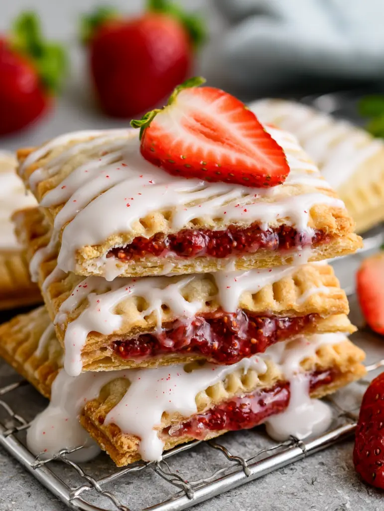 homemade strawberry pop tarts recipe recipeCard1