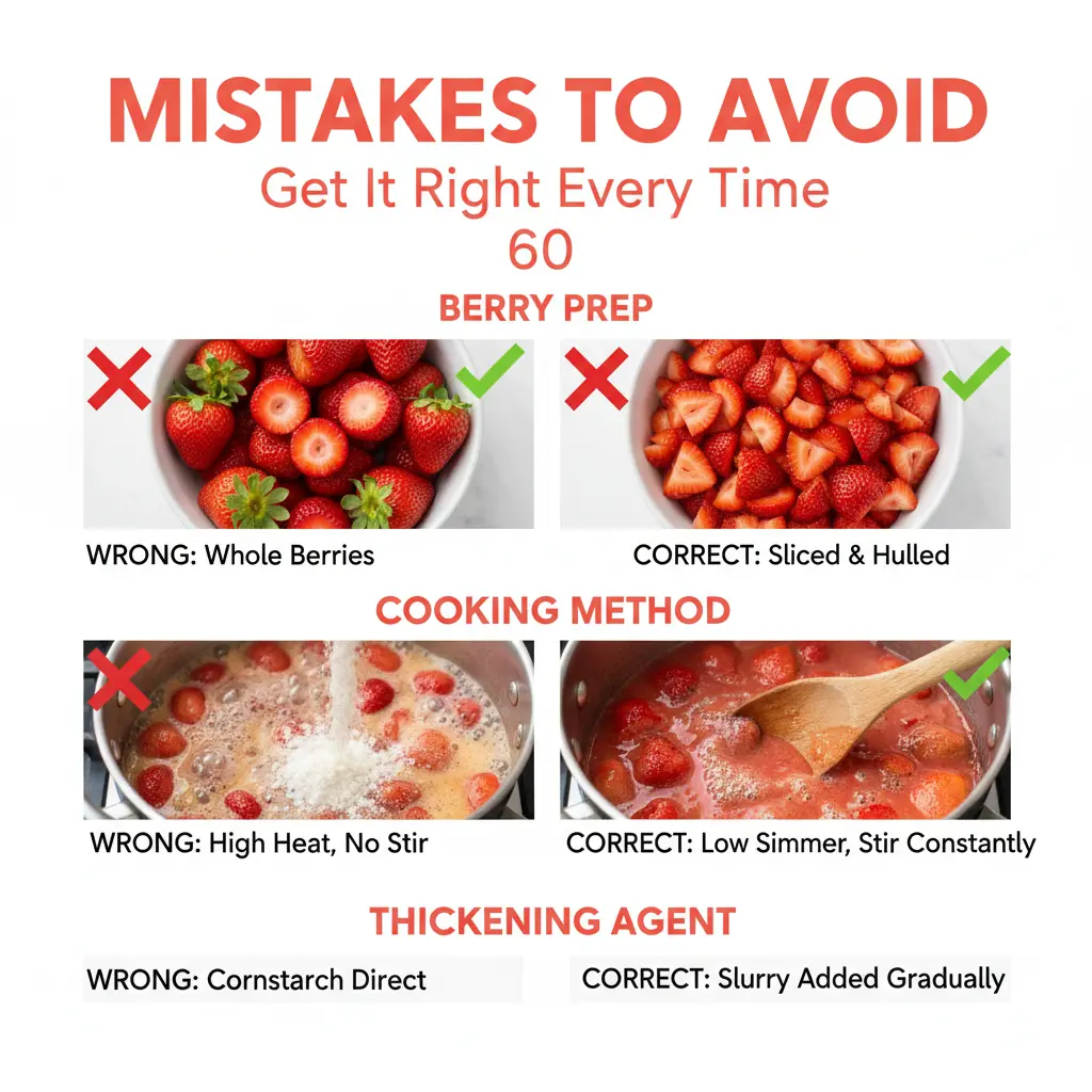 homemade strawberry sauce recipe common mistakes