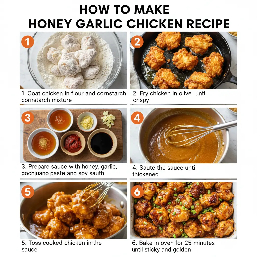 How to make honey garlic chicken recipe