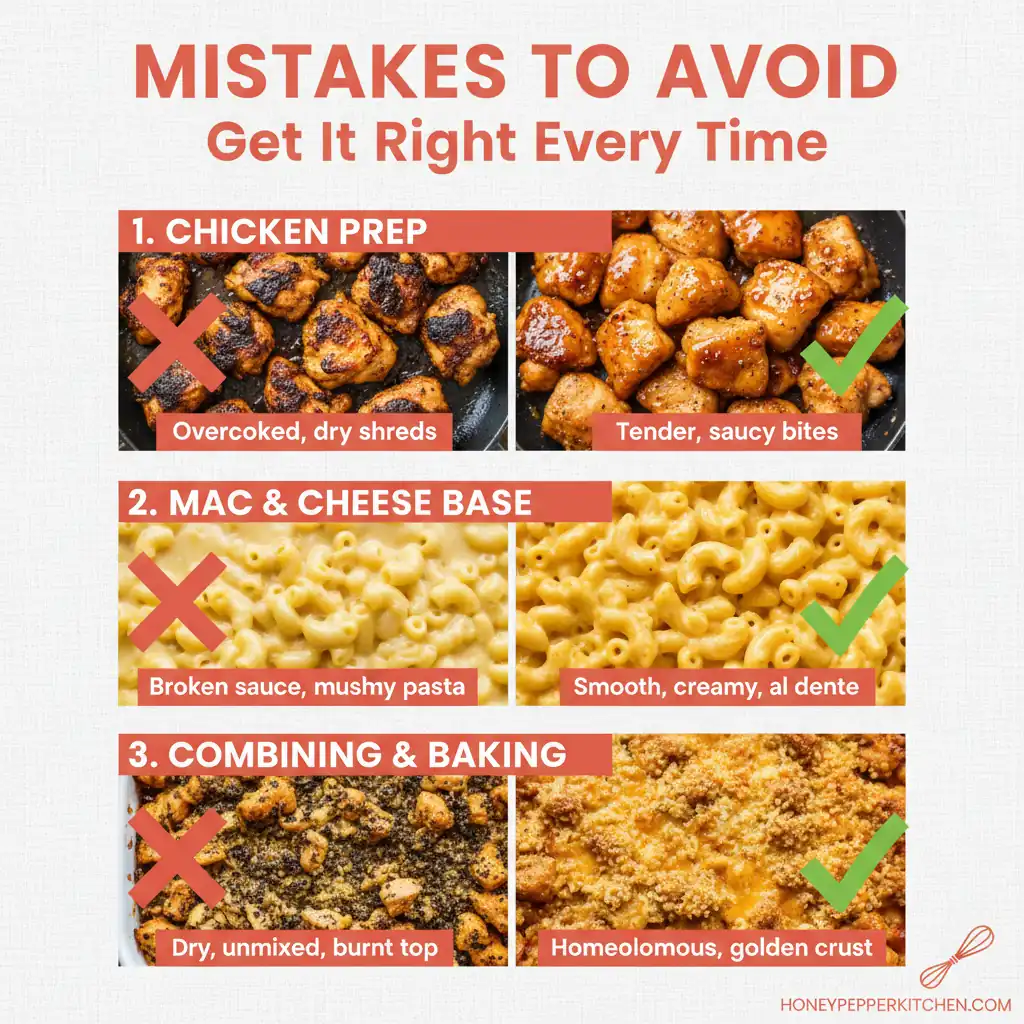 honey pepper chicken mac and cheese common mistakes