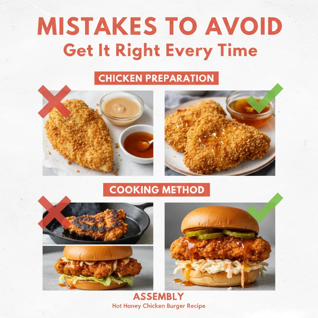 hot honey chicken burger recipe common mistakes