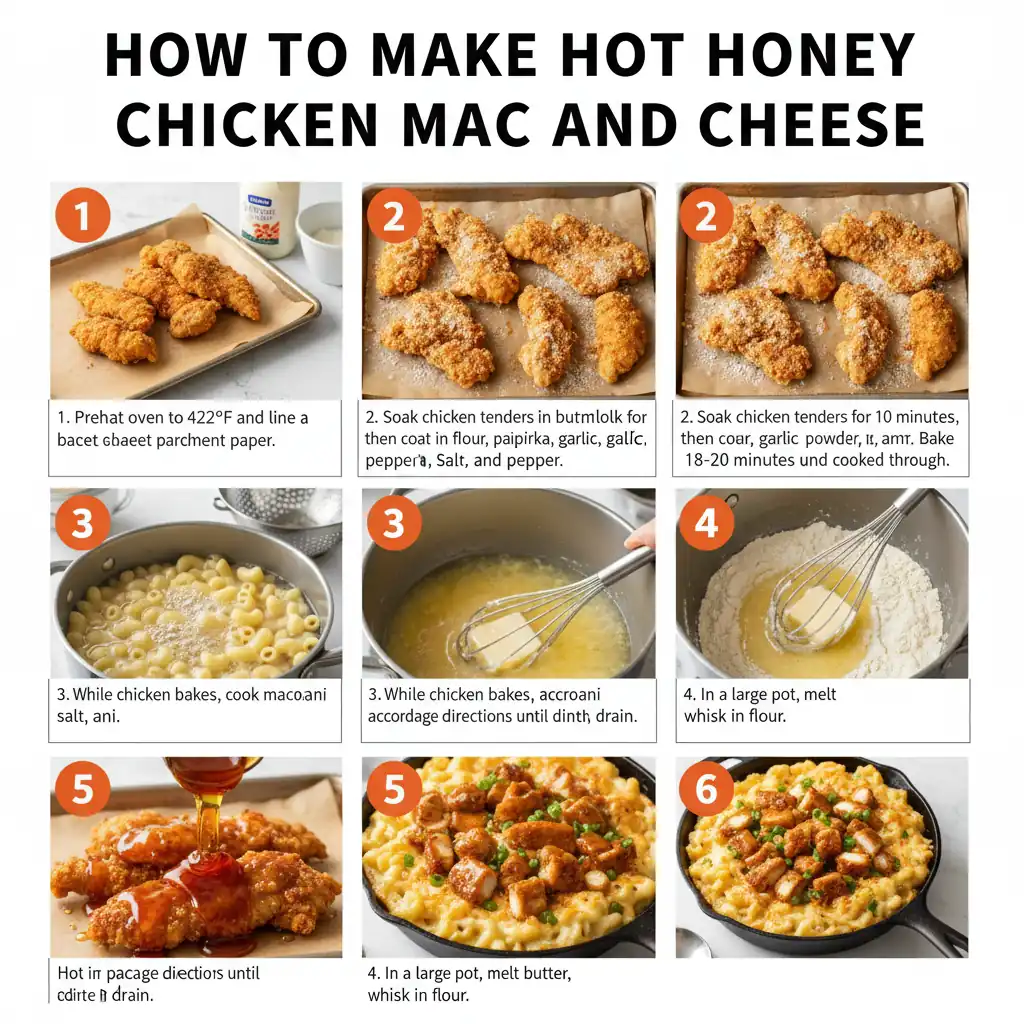 How to make hot honey chicken mac and cheese