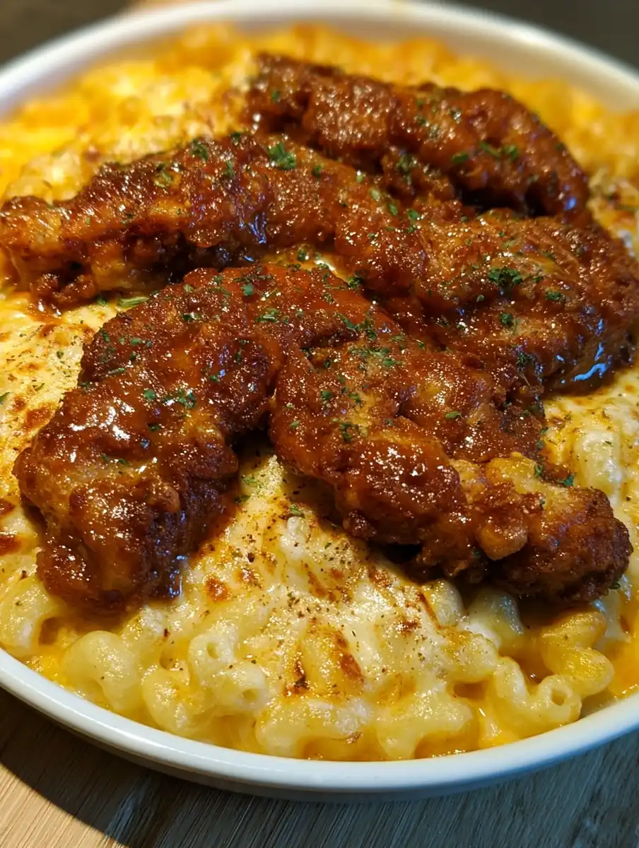 Why you'll love hot honey chicken mac and cheese