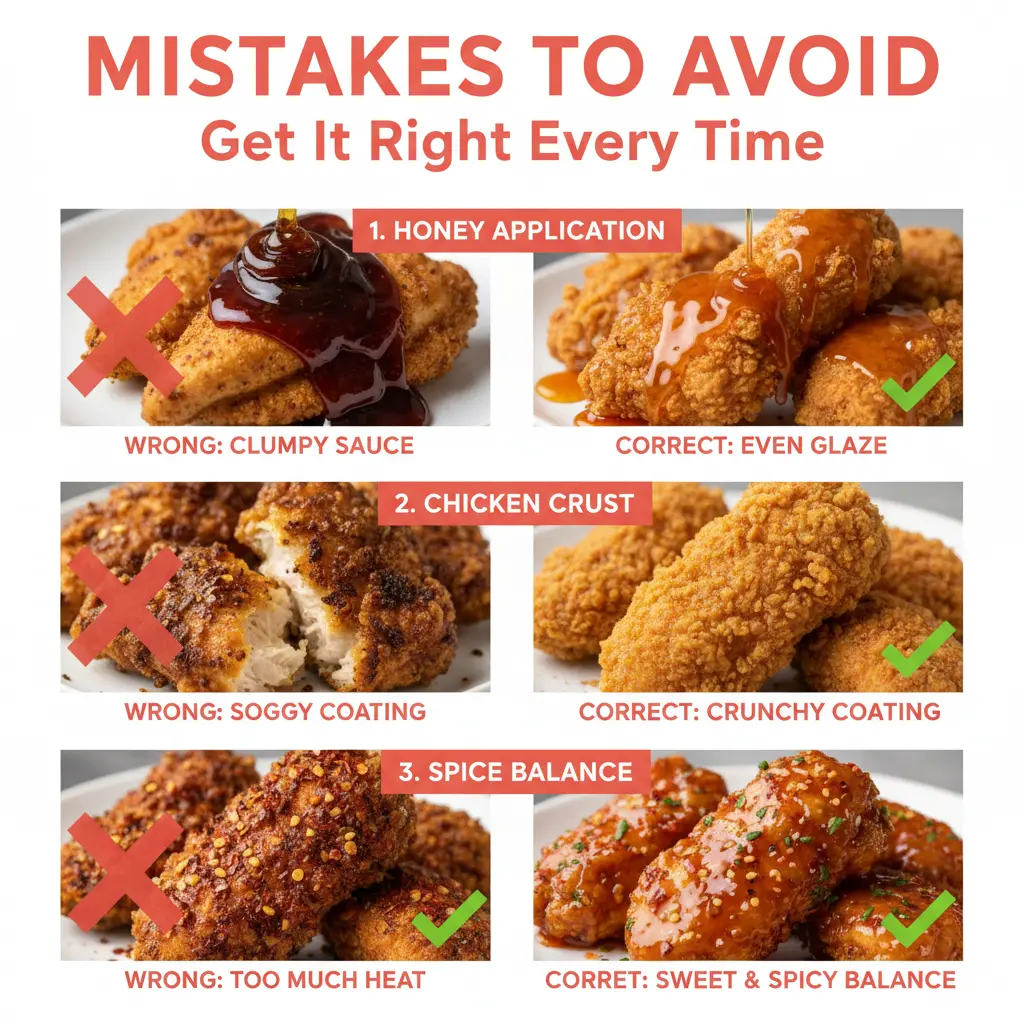 Hot Honey Chicken common mistakes