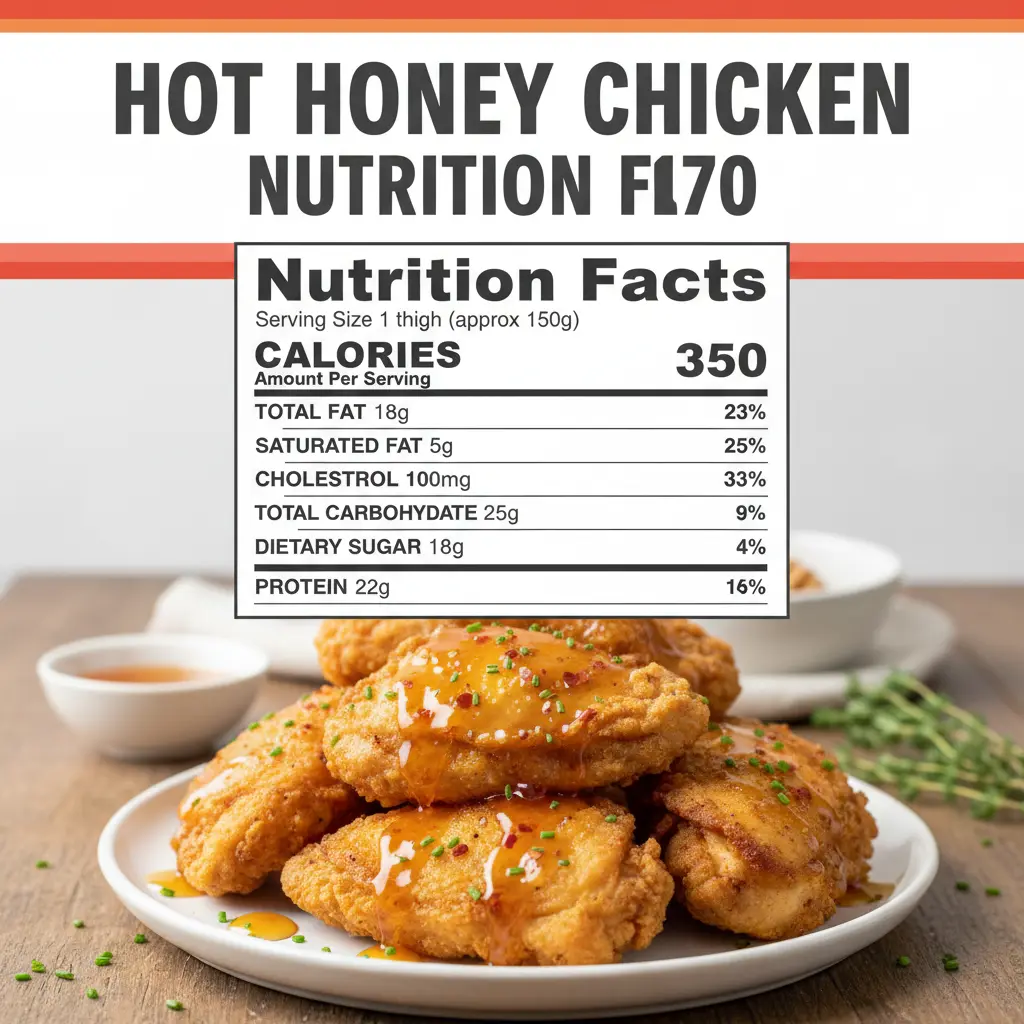 Hot Honey Chicken nutritional information