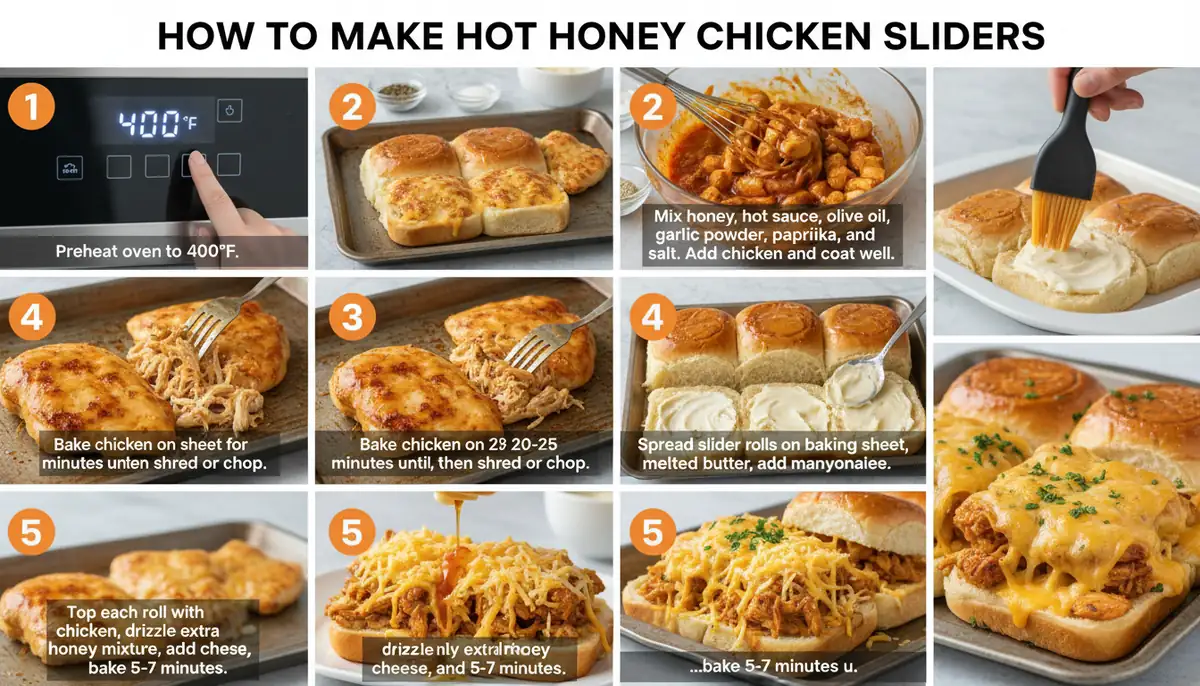 How to make hot honey chicken sliders