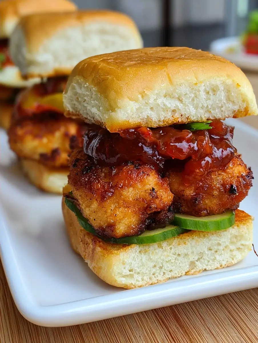Why you'll love hot honey chicken sliders