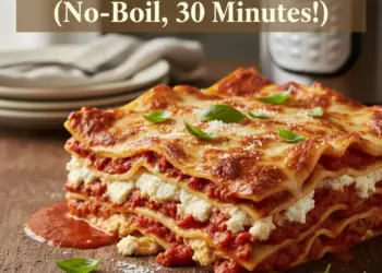 instant pot lasagna featured