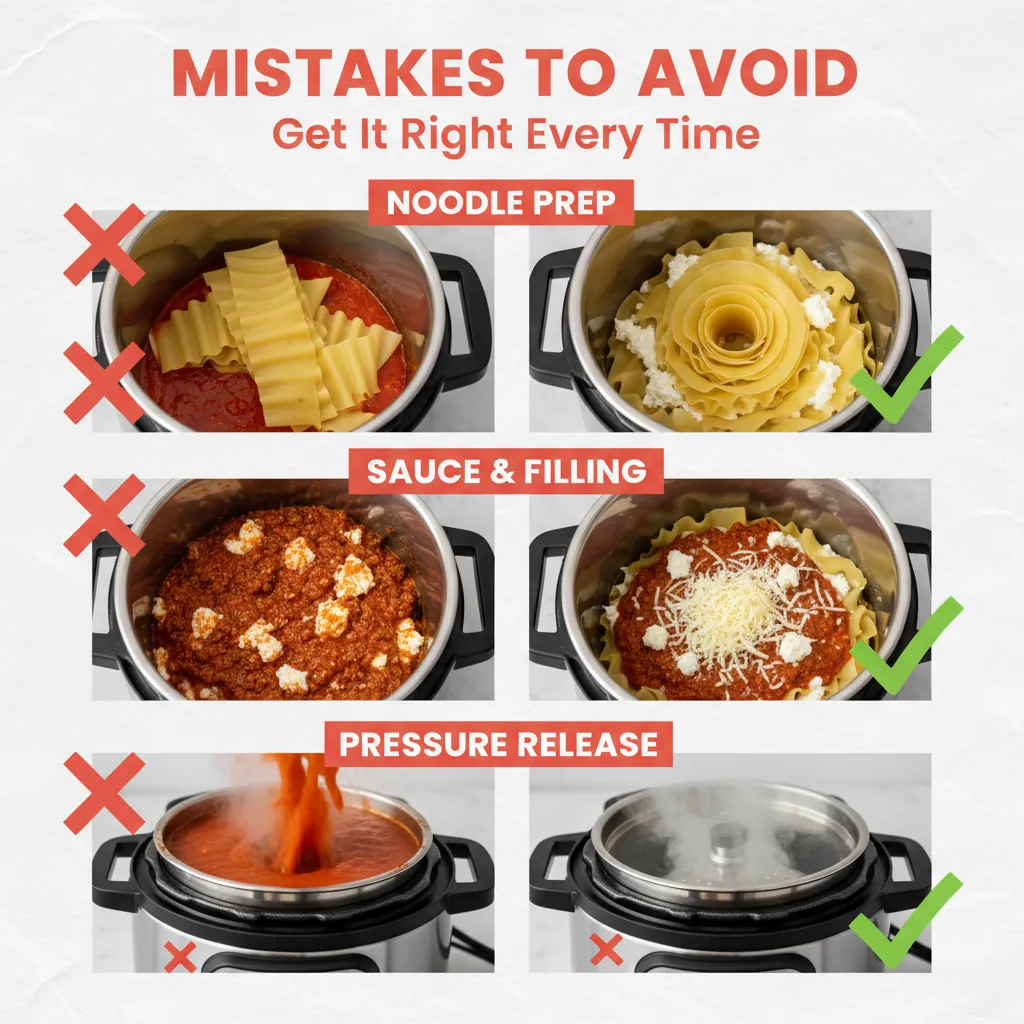 instant pot lasagna common mistakes