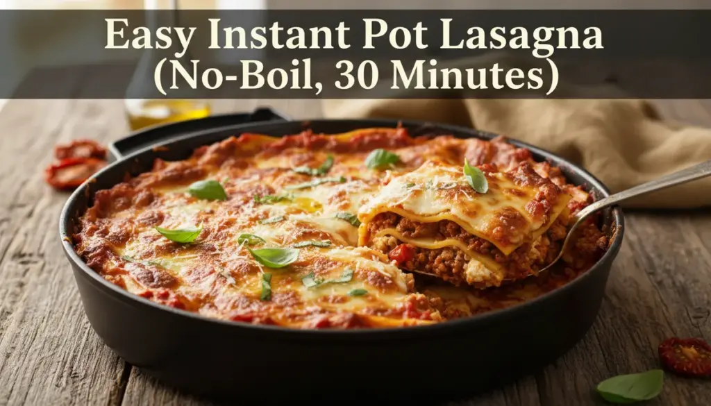 instant pot lasagna recipeCard1