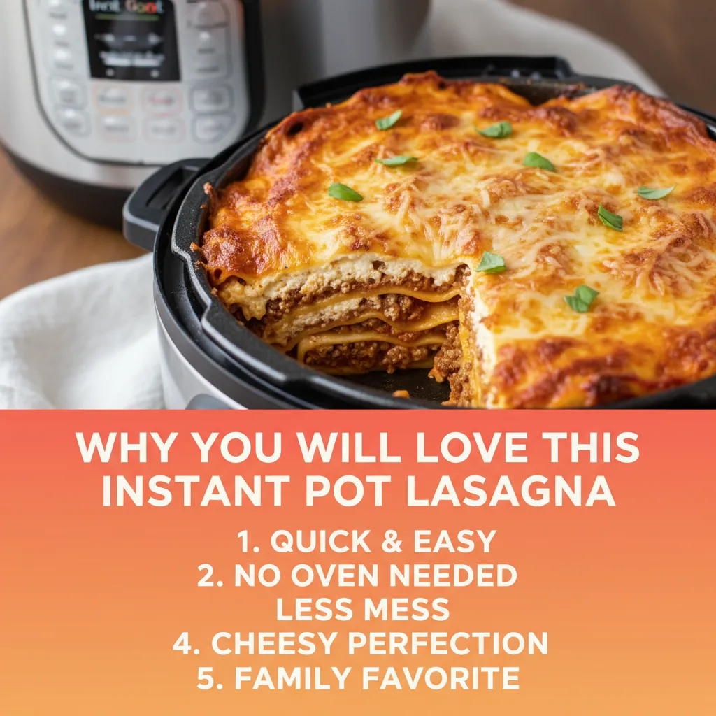 Why you'll love instant pot lasagna